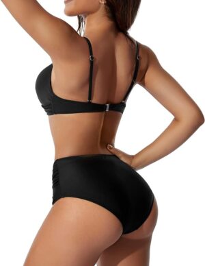 🌸Bikini .tiro alto con control de abdomen MOD:XL736 - Imagen 3