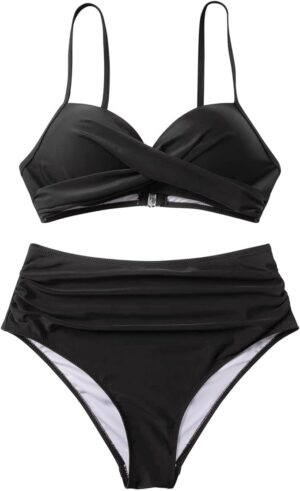 🌸Bikini .tiro alto con control de abdomen MOD:XL736 - Imagen 5