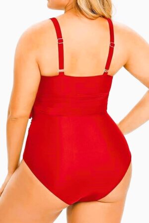 🌸.Monokini con control de abdomen con lazo largo MOD:XL741