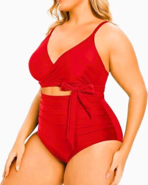 🌸.Monokini con control de abdomen con lazo largo MOD:XL741 - Imagen 5