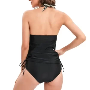 🌸Tankini bottom con control de abdomen halter MOD:CH657 - Imagen 2