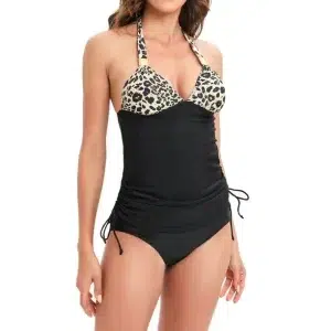 🌸Tankini bottom con control de abdomen halter MOD:CH657 - Imagen 3