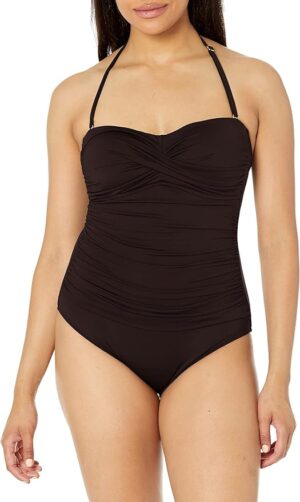 🌸Monokini con control de abdomen Halter-Strapless MOD:CH661 - Imagen 5