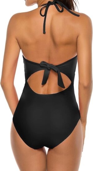 🌸Monokini con transparencia halter MOD:CH662 - Imagen 2