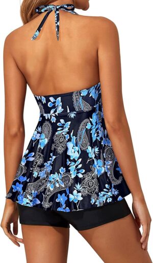 🌸Tankini Short halter MOD:M823 - Imagen 2