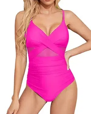 🌸Monokini con transparencia MOD:M858