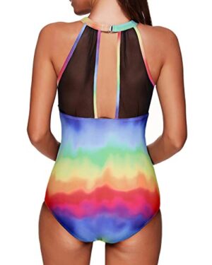 🌸Monokini con control de abdomen con transparencia MOD:S-M861 - Imagen 2