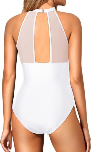 🌸Monokini con control de abdomen con transparencia MOD:S-M887 - Imagen 2