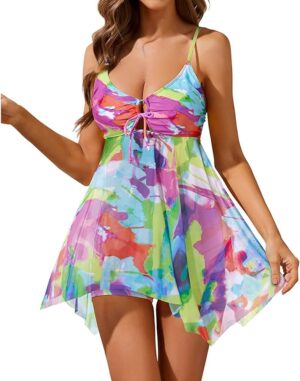 🌸Swimdress short MOD:M889 - Imagen 4