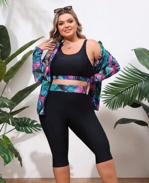 🌸Manga larga Short largo 3 piezas MOD:2XL741 - Imagen 4