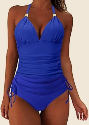 🌸.Tankini bottom con control de abdomen halter MOD:2XL746 - Imagen 7