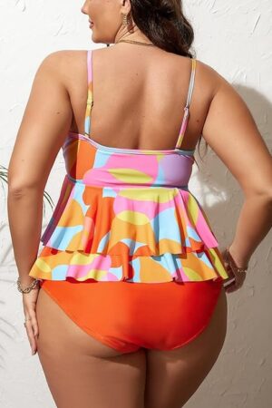 🌸.Tankini bottom con volantes MOD:2XL748