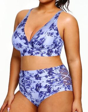 🌸Bikini .tiro alto con control de abdomen MOD:D-2XL752