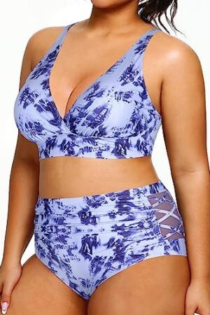 🌸Bikini .tiro alto con control de abdomen MOD:D-2XL752