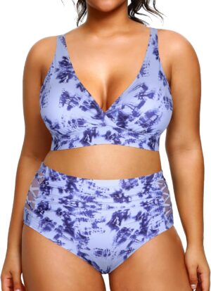 🌸Bikini .tiro alto con control de abdomen MOD:D-2XL752 - Imagen 4