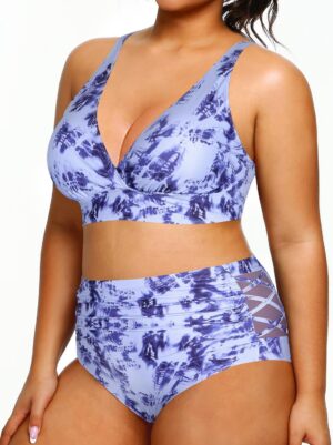 🌸Bikini .tiro alto con control de abdomen MOD:D-2XL752 - Imagen 5