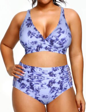 🌸Bikini .tiro alto con control de abdomen MOD:D-2XL752 - Imagen 7