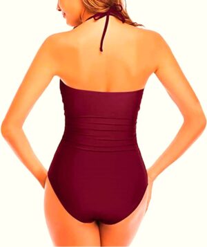 🌸.Monokini con control de abdomen halter MOD:2XL720 - Imagen 2