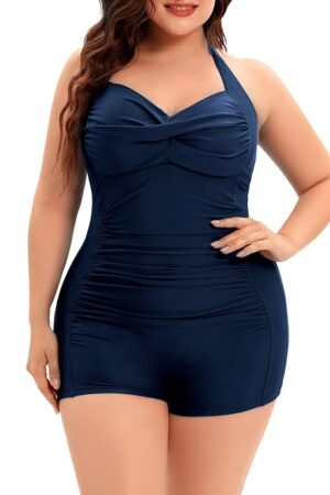 🌸.Monokini con control de abdomen halter MOD:3XL307