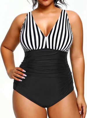 🌸.Monokini con control de abdomen MOD:4XL325 - Imagen 4