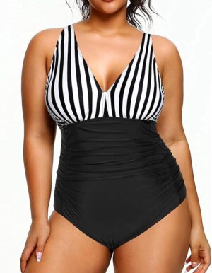 🌸.Monokini con control de abdomen MOD:4XL325 - Imagen 5