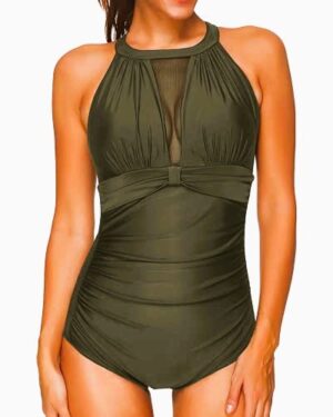 🌸.Monokini con control de abdomen Transparencia MOD:A-XL776 - Imagen 4