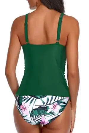 🌸.Tankini bottom con control de abdomen con volantes MOD:XL806