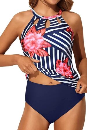 🌸.Tankini bottom ahuecado superior MOD:XL808