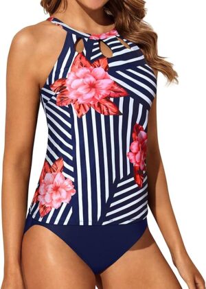 🌸.Tankini bottom ahuecado superior MOD:XL808 - Imagen 4