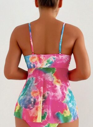 🌸.Tankini bottom con volantes con transparencia MOD:XL813 - Imagen 2