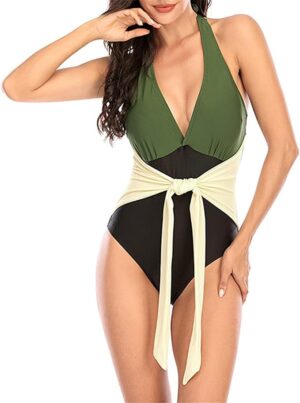 🌸Monokini con lazo MOD:XS302 - Imagen 4