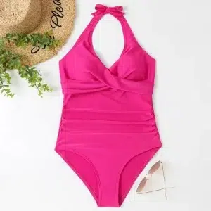 🌸Monokini con control de abdomen halter MOD:CH674 - Imagen 3