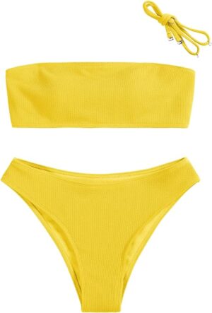 🌸Bikini acanalado MOD:XL847 - Imagen 5