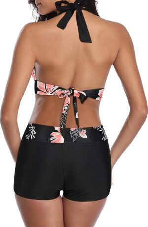 🌸Tankini Top short halter MOD:G911 - Imagen 2