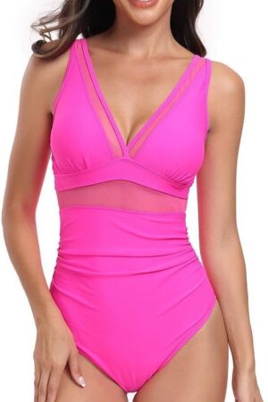 🌸Monokini con control de abdomen MOD:G1008