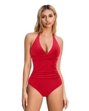 🌸Monokini con control de abdomen halter MOD:Ñ-G1014 - Imagen 3