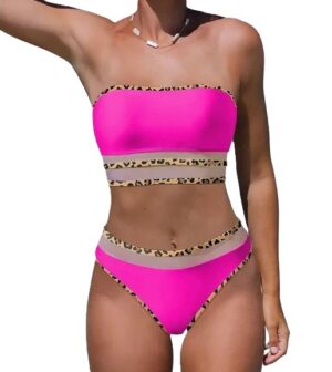 🌸Bikini tiro alto con transparencia MOD:G1019