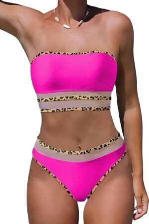 🌸Bikini tiro alto con transparencia MOD:G1019