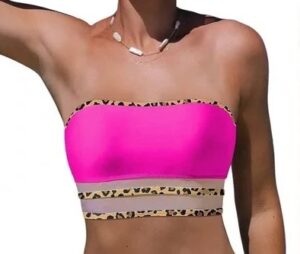 🌸Bikini tiro alto con transparencia MOD:G1019 - Imagen 3