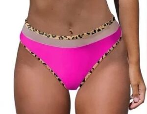 🌸Bikini tiro alto con transparencia MOD:G1019 - Imagen 4