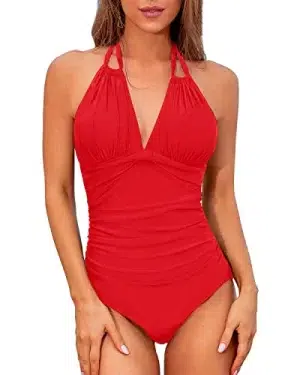 🌸Monokini con control de abdomen halter MOD:T1-G1027 - Imagen 4