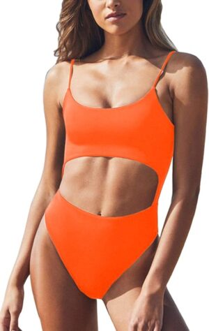 🌸Monokini ahuecado central MOD:JI-G1048 - Imagen 4