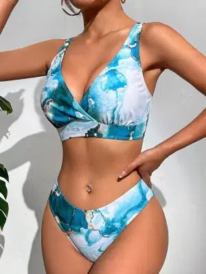 🌸Bikini tiro alto 3 piezas MOD:G1067 - Imagen 5