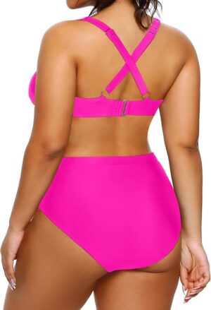 🌸Bikini tiro alto anudado MOD:G1068 - Imagen 2