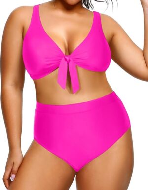 🌸Bikini tiro alto anudado MOD:G1068 - Imagen 4