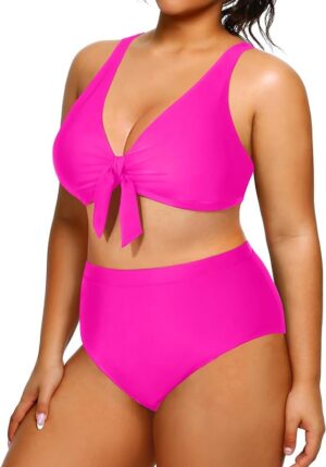 🌸Bikini tiro alto anudado MOD:G1068 - Imagen 5