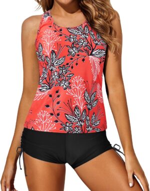 🌸Tankini Short 3 piezas MOD:G392