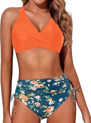 🌸Bikini tiro alto con control de abdomen MOD:G967 - Imagen 3