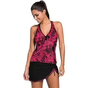 🌸Tankini falda bottom halter MOD:G982 - Imagen 5