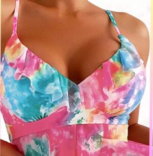 🌸Tankini bottom con transparencia MOD:G1061 - Imagen 4